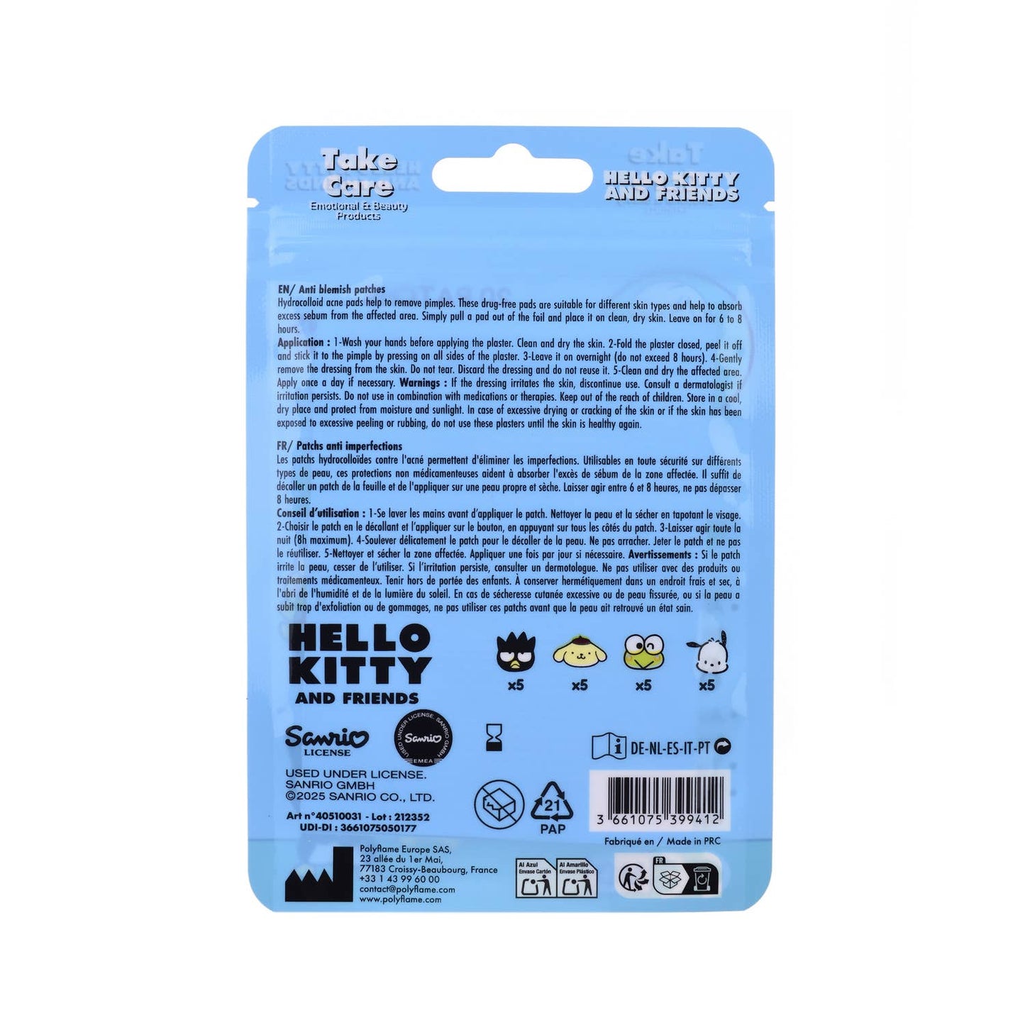 Pompompurin Anti-Blemish Patches