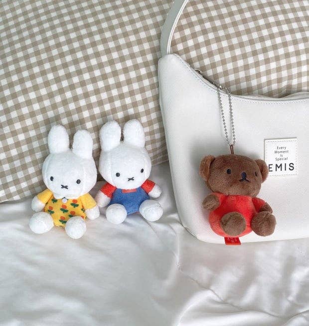 Limited Family Dress up Family Miffy Plush Bag Keychains