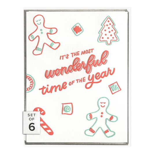 Most Wonderful Cookies - Winter Holidays Boxed Set of Cards