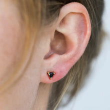 Load image into Gallery viewer, Mini Energy Gem - Black Tourmaline - Earring
