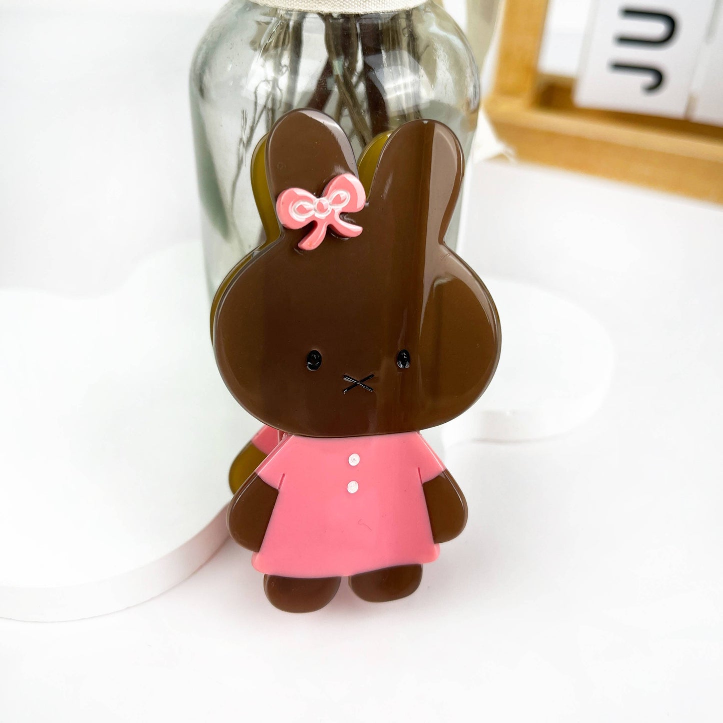 Cartoon cute acetate bunny hair claw clip