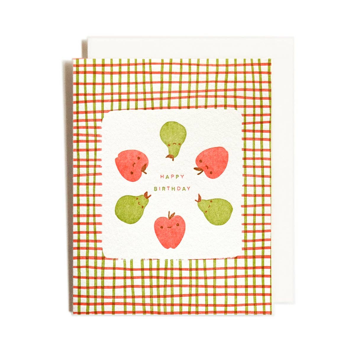 Birthday Picnic Fruits | Summer | Letterpress Card