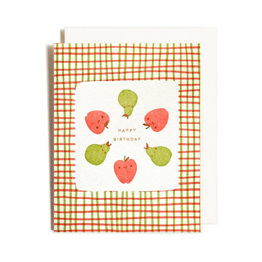 Birthday Picnic Fruits | Summer | Letterpress Card