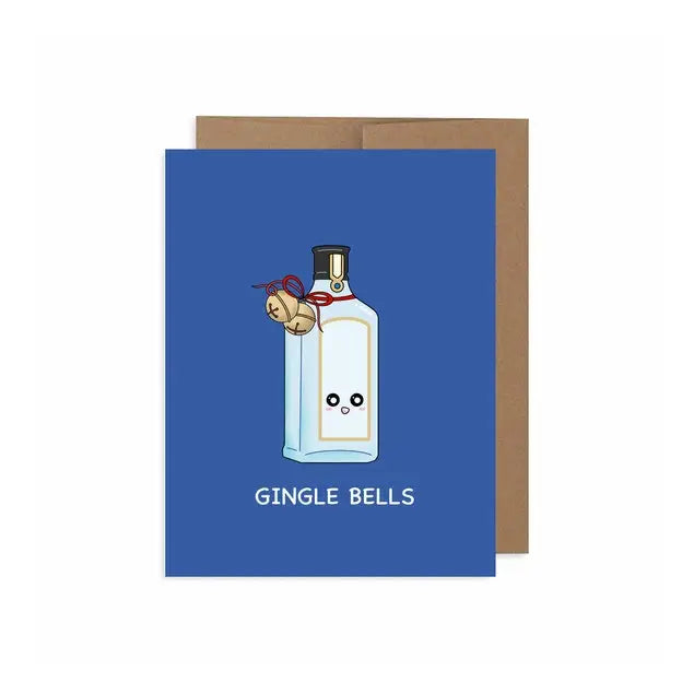 Gingle Bells | Punny Alcohol Christmas Card