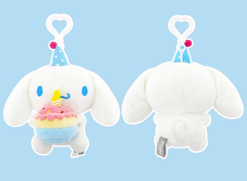 Limited ! Sanrio Party Celebrate Plush Keychain - 13cm