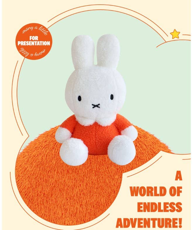 Miffy Super Soft Plush Toy Home Deco/Gift - Sitting Pose