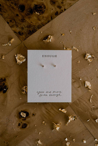 Enough Earring Studs - Front & Company: Gift Store