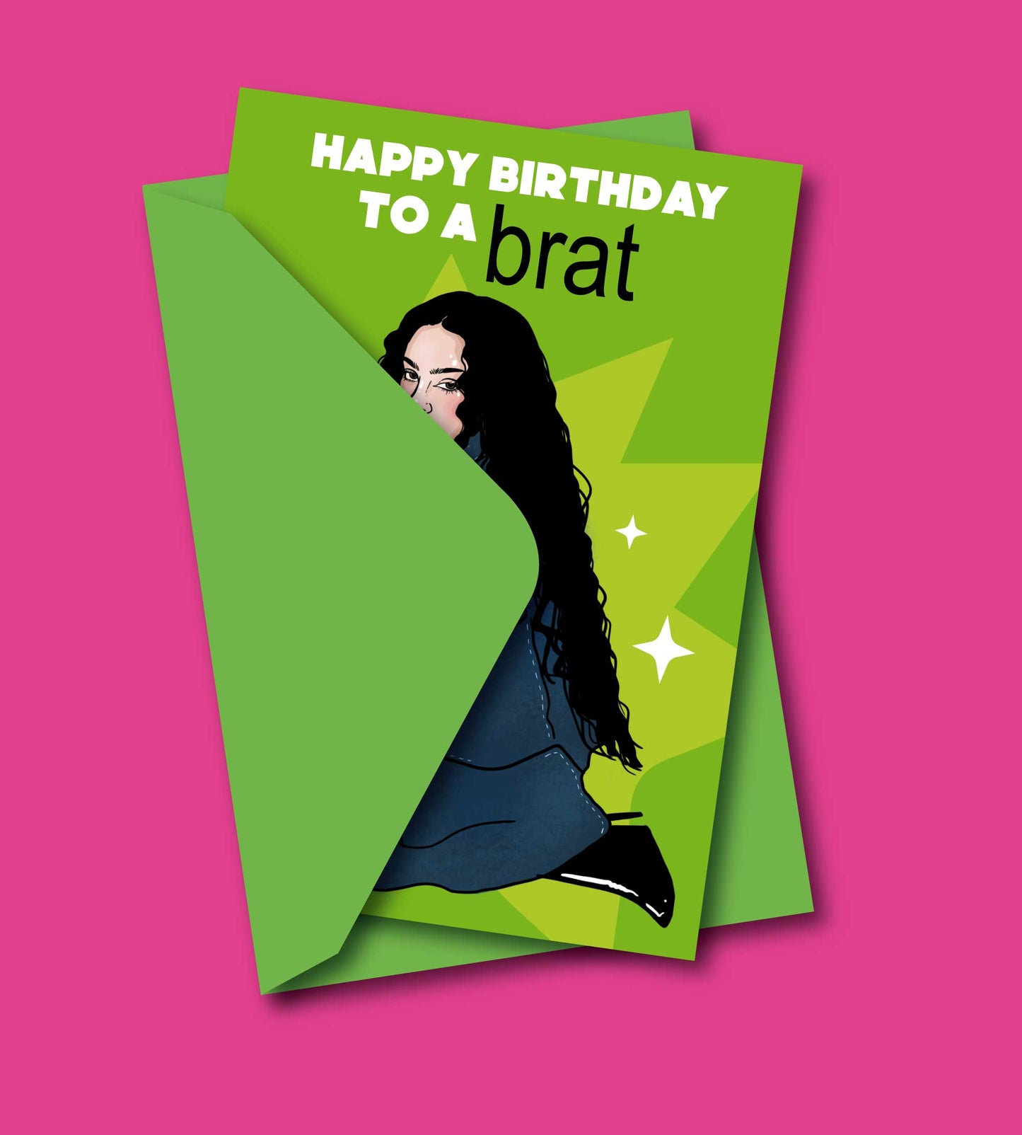 Happy Birthday Brat Funny Greeting Card