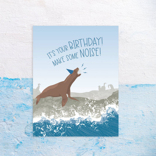 Make Some Noise Birthday Card