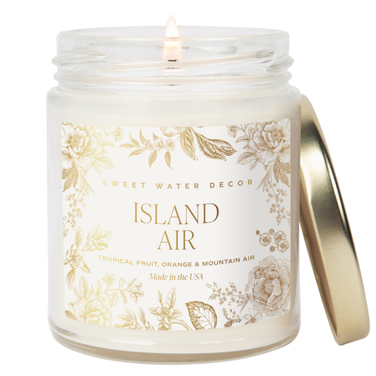 Island Air 9 oz Soy Candle - Home Decor & Gifts