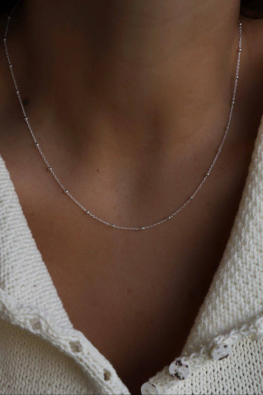 STERLING SILVER SATELLITE CHAIN