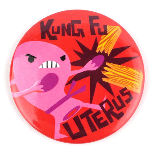 Kung Fu Uterus Magnet - Front & Company: Gift Store