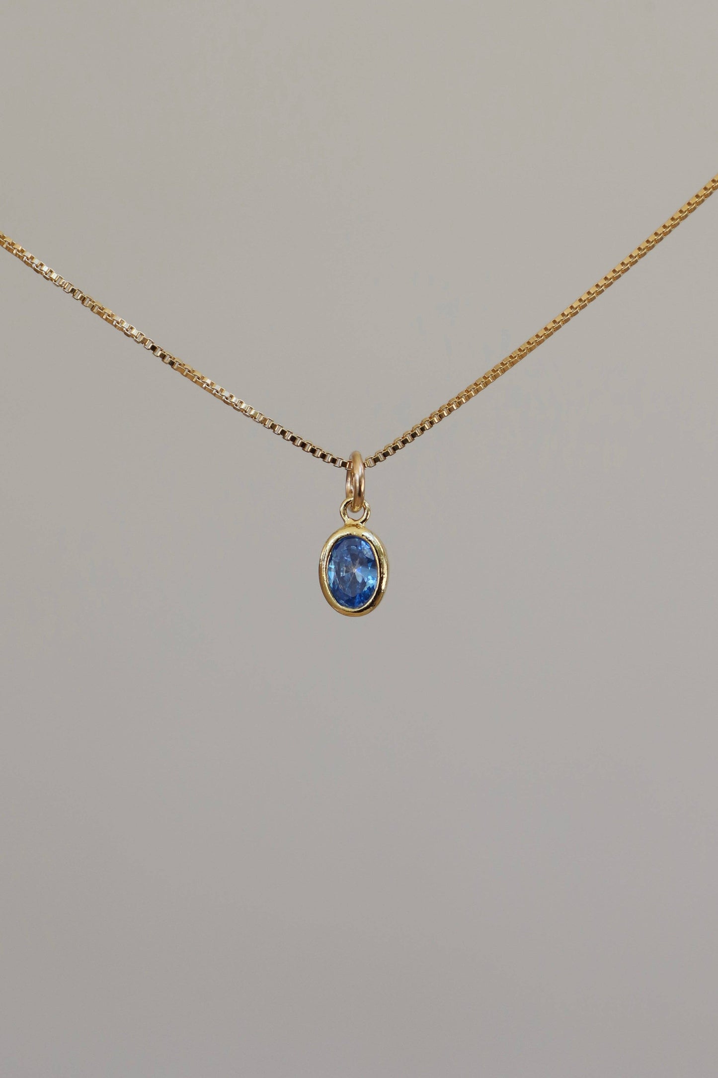 OVAL BIRTHSTONE CHARM