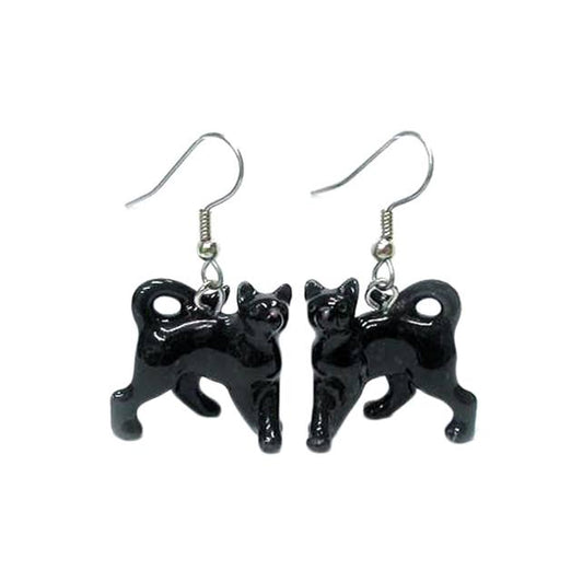Black Cat Earrings