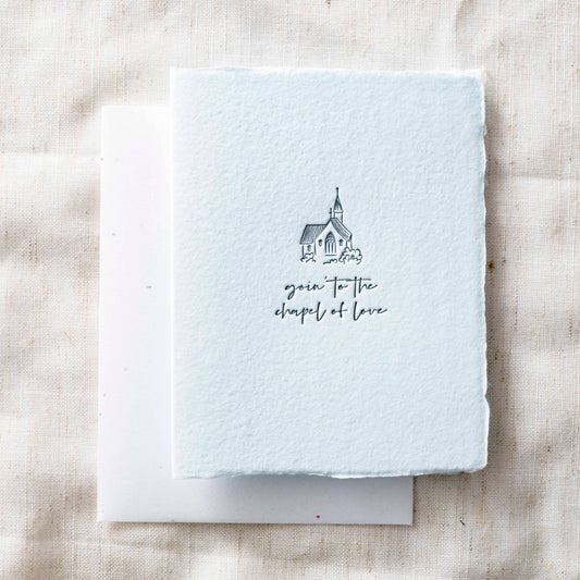 Going to the Chapel of Love | Wedding Greeting Card