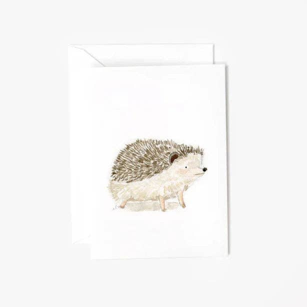 Hedgehog mini enclosure notecard