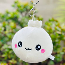 Load image into Gallery viewer, Dumpling Bao Dim Sum Plush Keychain Gift Stocking Stuffer
