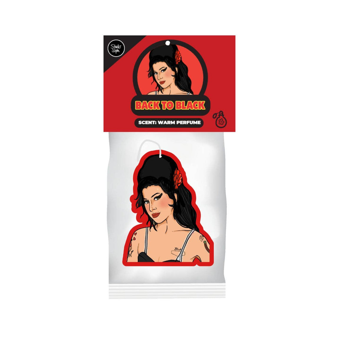 Back To Black Pop Girl Air Freshener