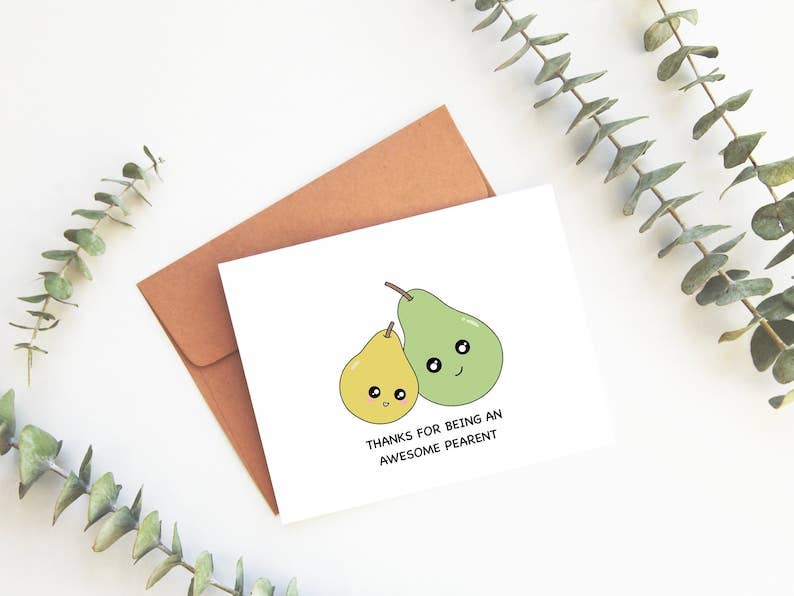 Thanks For Being An Awesome Pearant Greeting Card