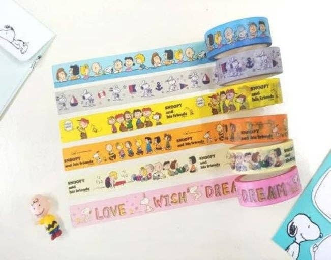 Peanuts Snoopy & Friends Masking Tape – Assorted Designs