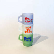 Load image into Gallery viewer, Hot to Trot Stackable Retro Mug (Shortie 8oz)
