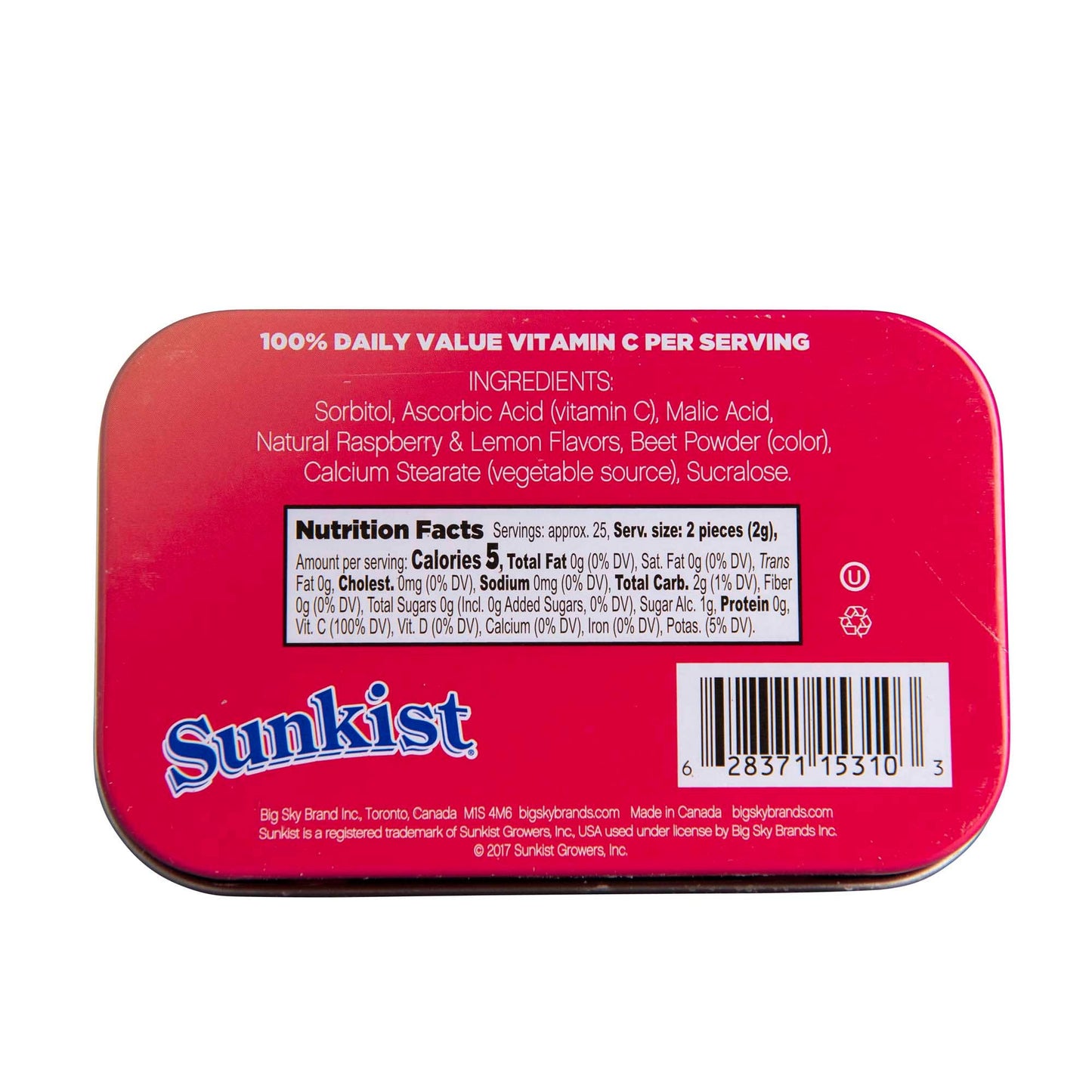 Sunkist Sours with Vitamin C