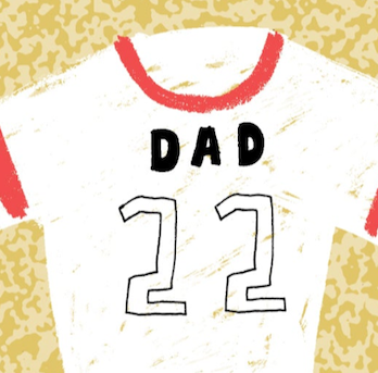 DADS JERSEY - Fathers Day Card