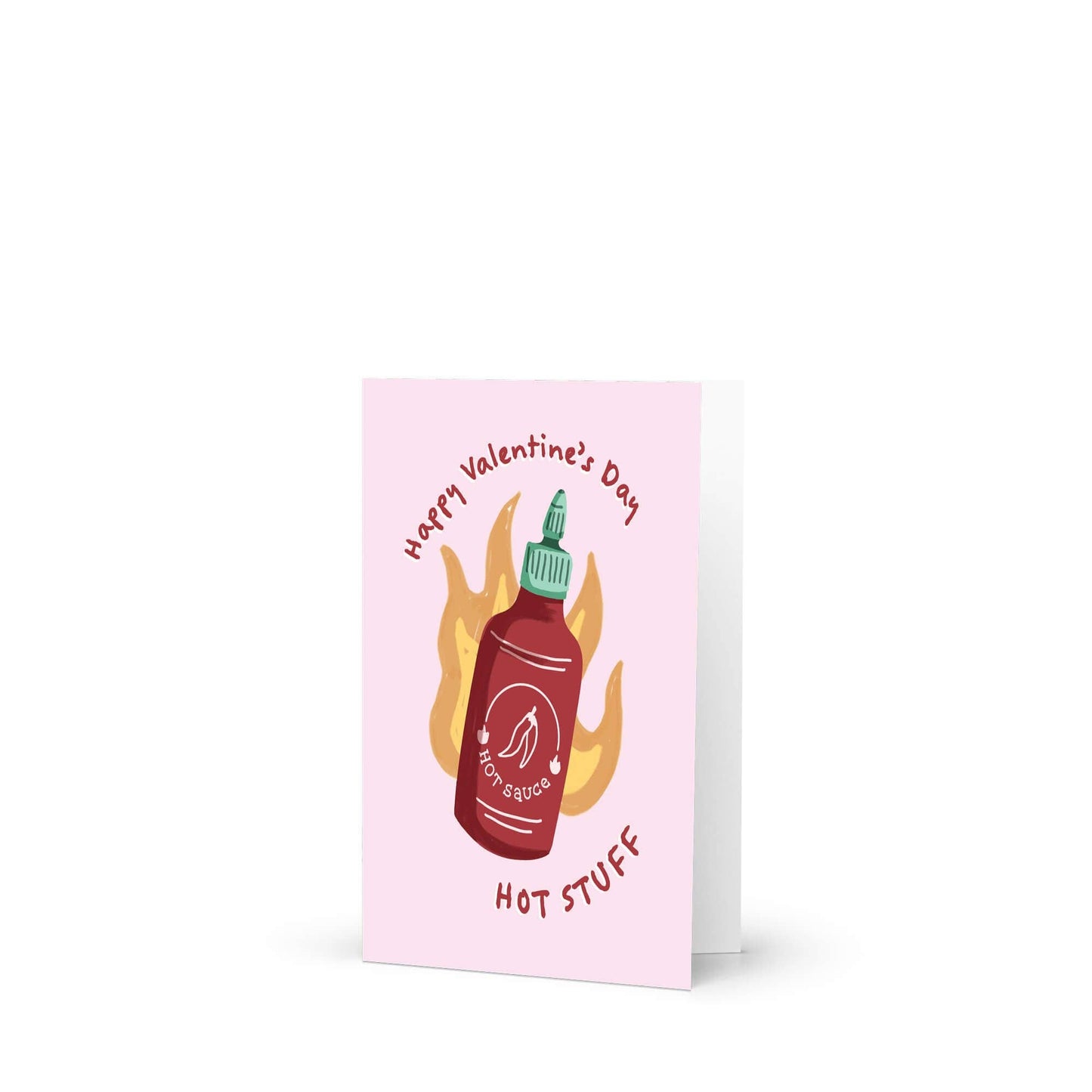 Hot Stuff Valentine's Day Card | Chili Sauce Love