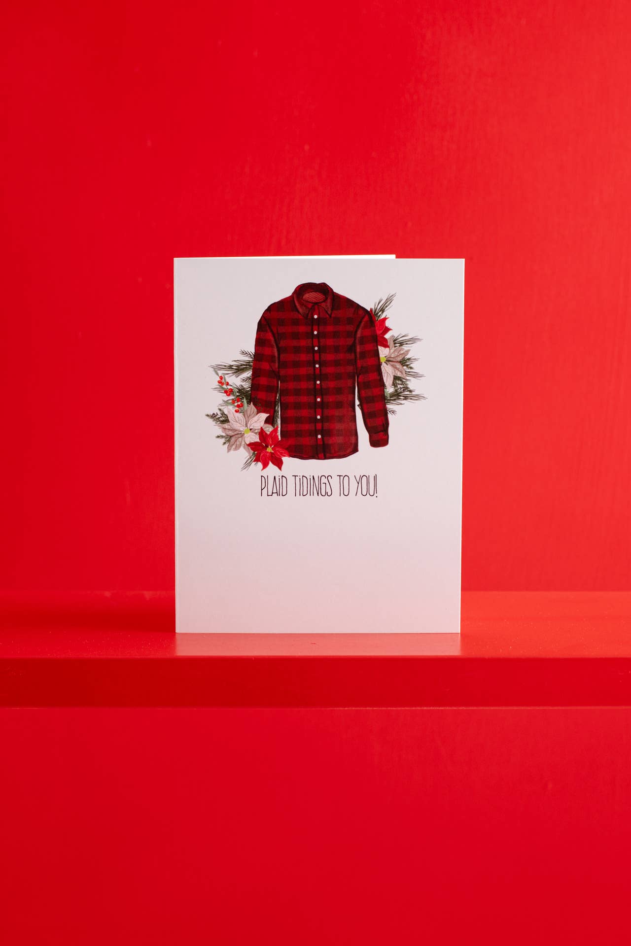 Plaid Tidings To You! - Greeting Card