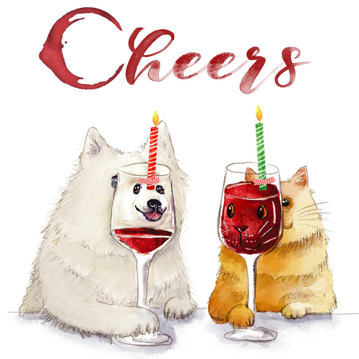 Cheers Wine-derful Year - Funny Birthday Card