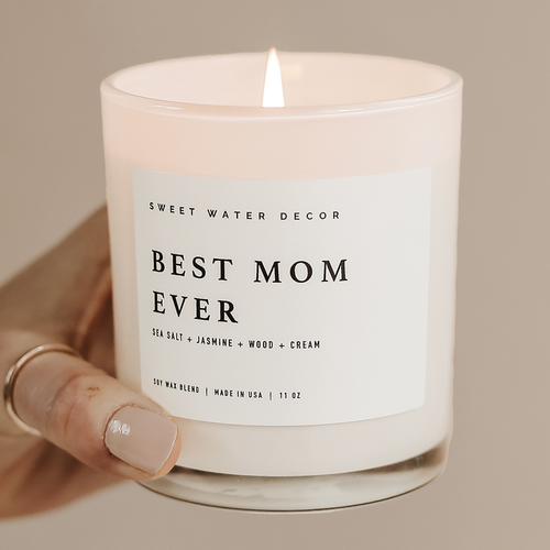 Best Mom Ever! 11 oz Soy Candle - Home Decor & Gifts - Front & Company: Gift Store