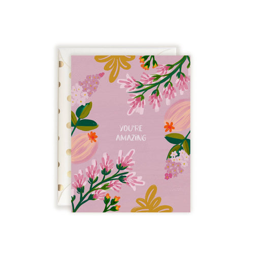 You're Amazing!  Thinking of You Greeting Card - Front & Company: Gift Store