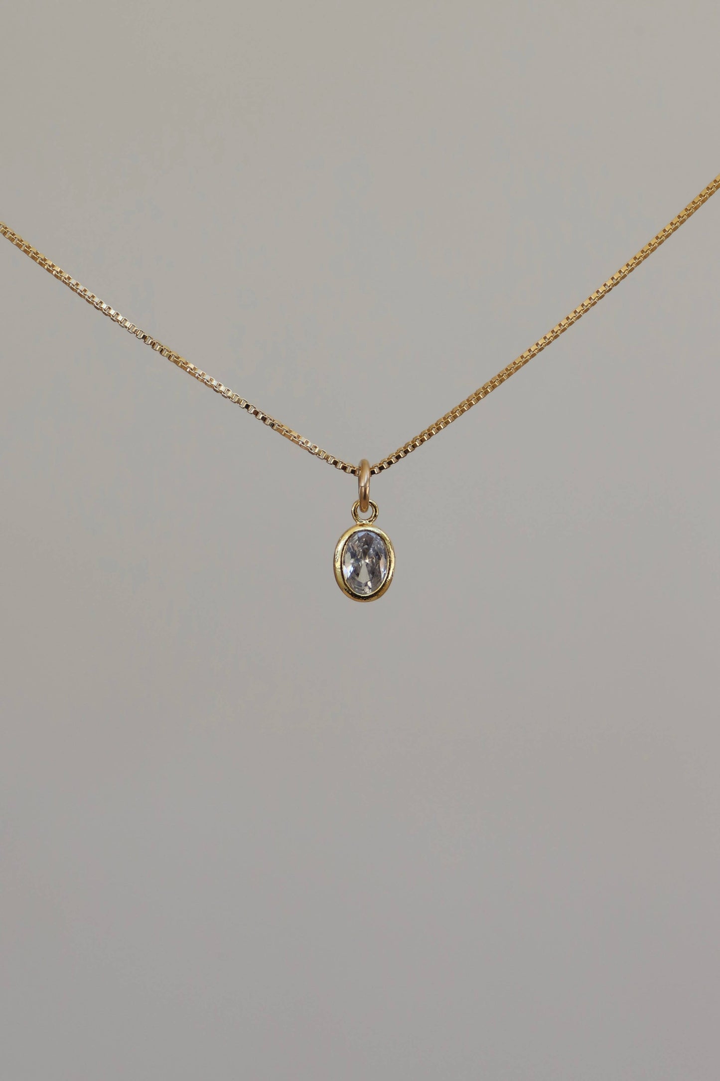 OVAL BIRTHSTONE CHARM