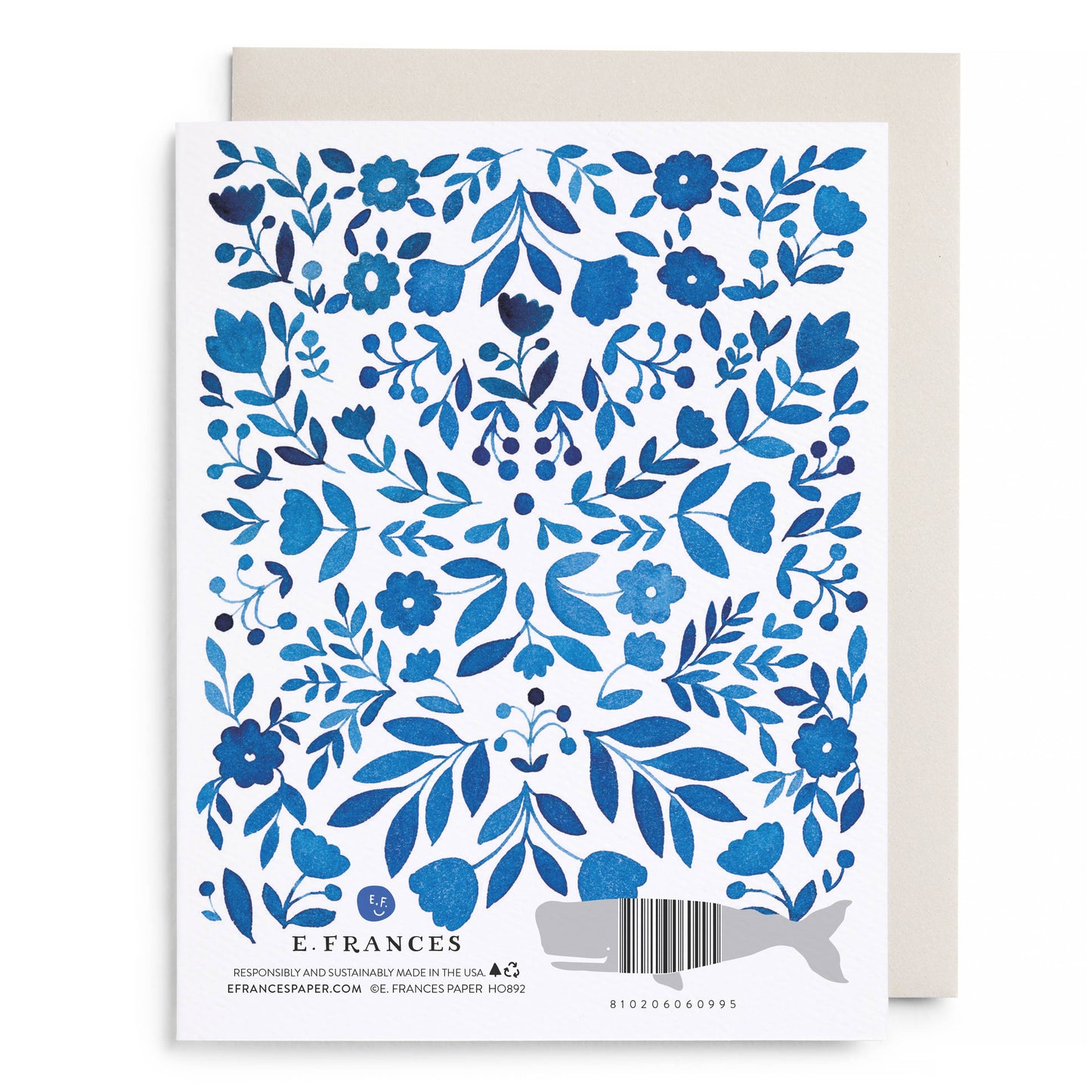 Floral Menorah Boxed Card Set, Set of 6
