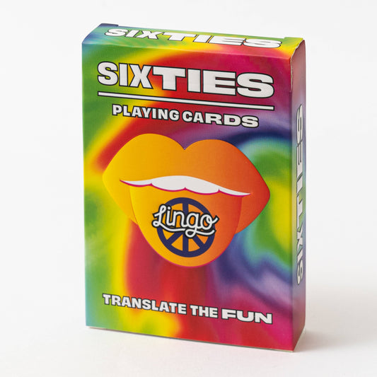 Sixties Lingo Playing Cards