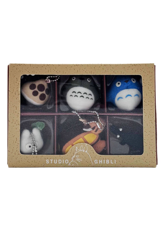 Studio Ghibli Totoro Characters Plush Mascot Keychain