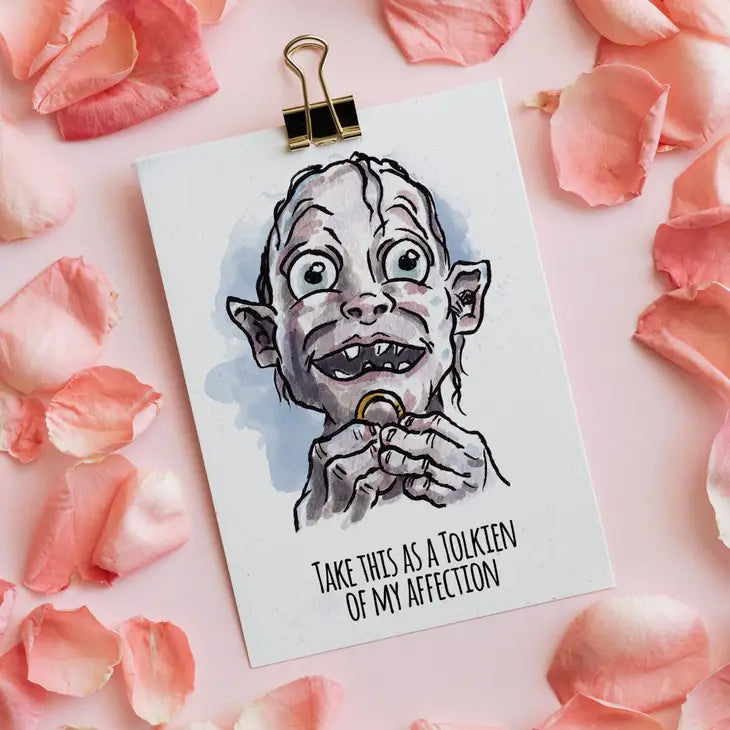 "A Tolkien of" - Lord of the Rings Wedding Anniversary Card
