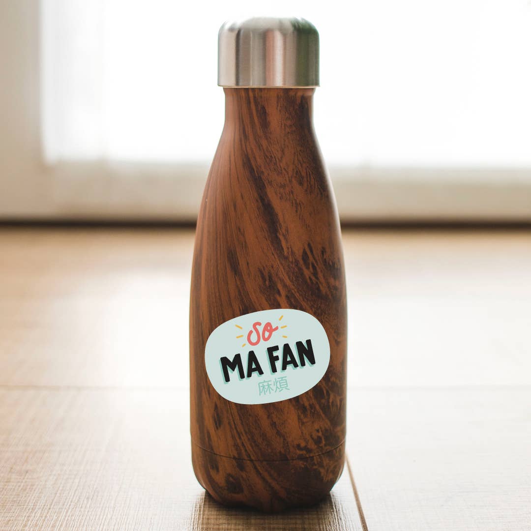 Ma fan vinyl sticker