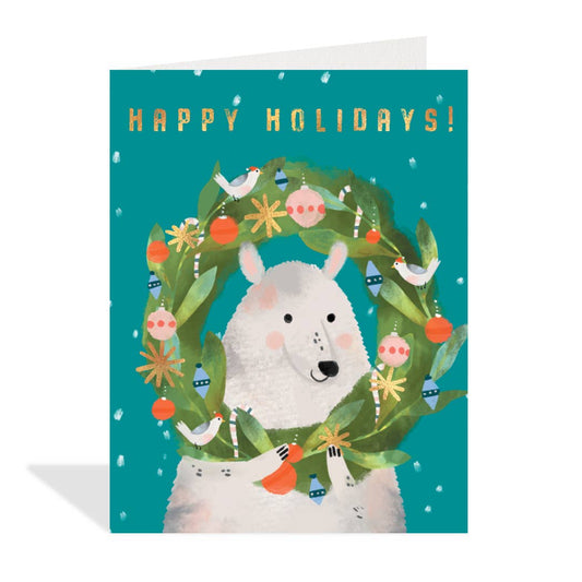 Polar Bear Wreath