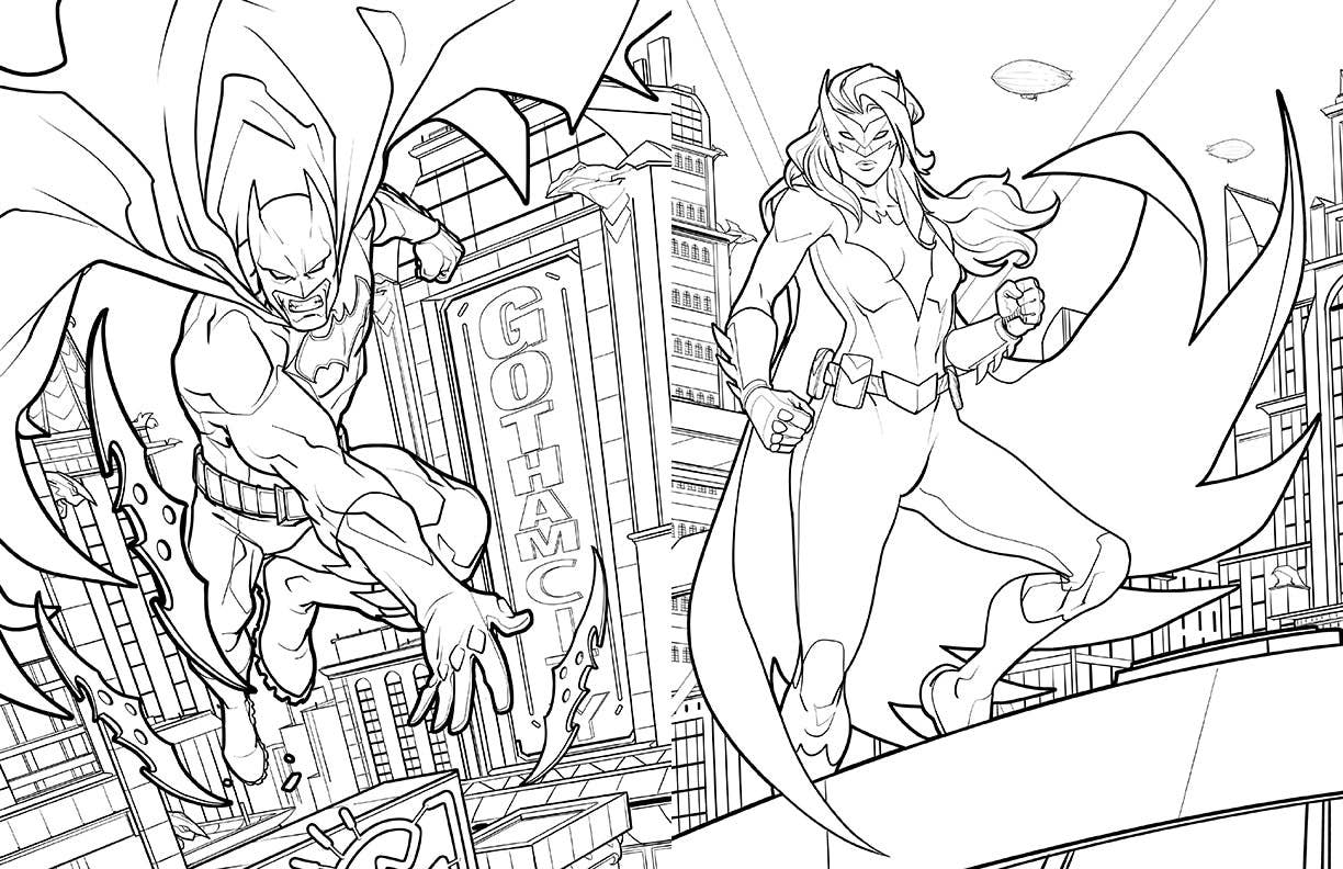 Batman: The Official Coloring Book
