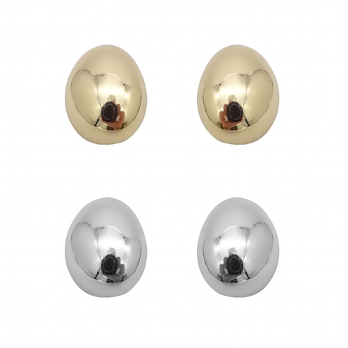 Chunky Oval Stud Earrings - Front & Company: Gift Store