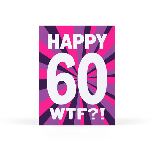 Happy 60 Birthday Card
