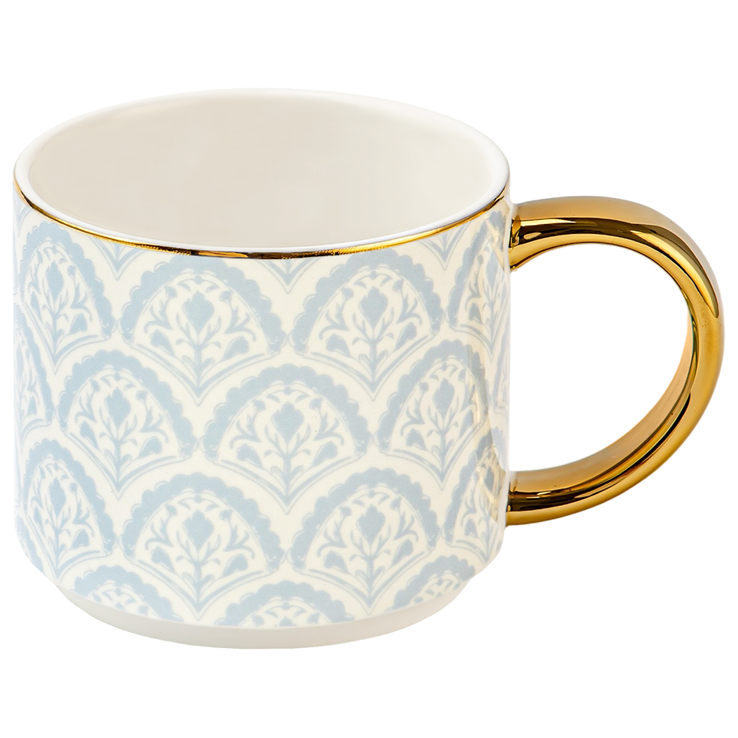 *NEW* Blue Fan Quilt Coffee Mug - Home Decor & Gifts