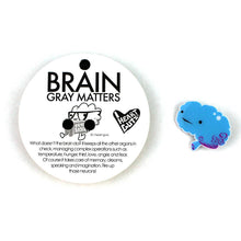 Load image into Gallery viewer, Brain Lapel Pin - All You Need Is Lobe
