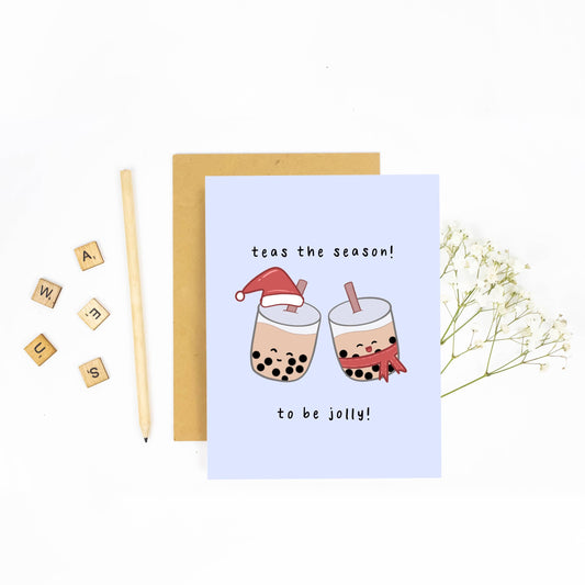 Teas the Season to be Jolly - Christmas Card