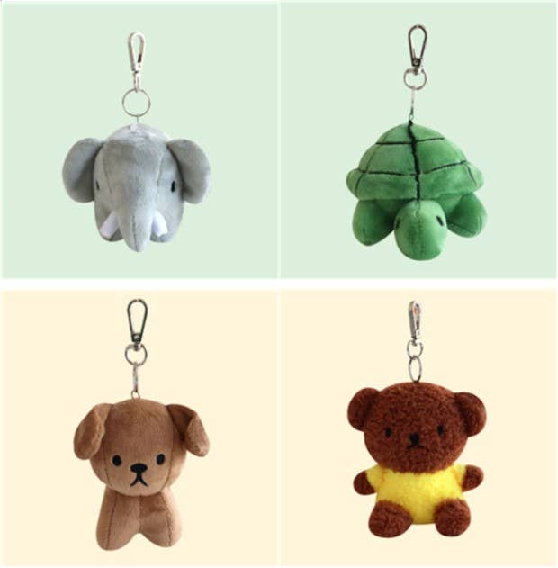 Miffy & Friends Fluffy Key Chain, Bag Charms