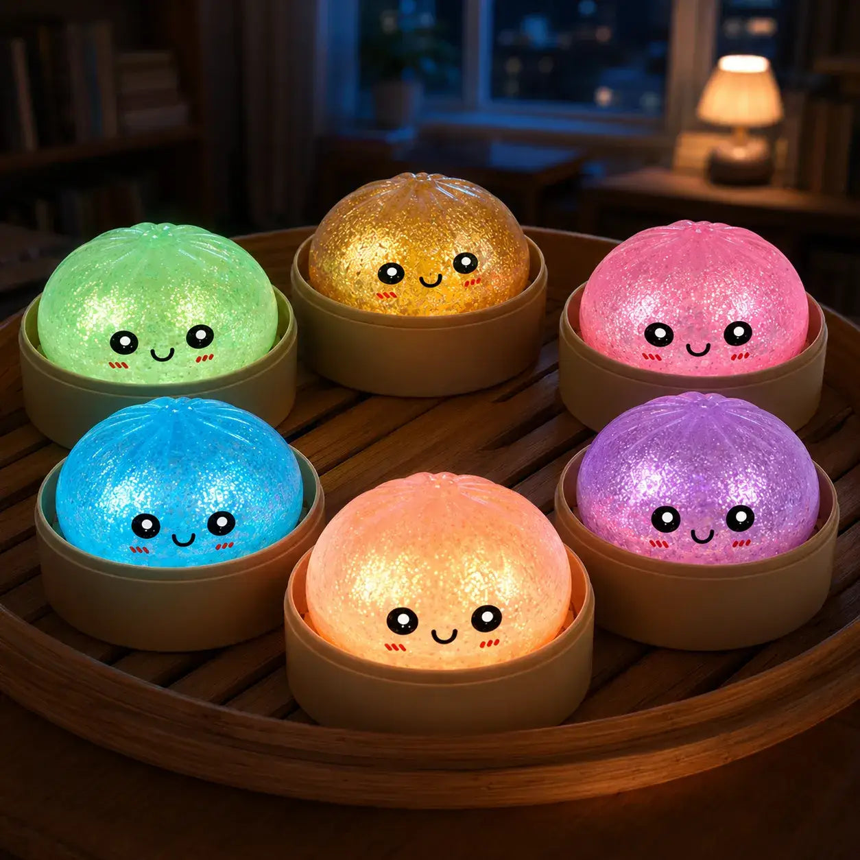 Mystery Steamed Bun Squishy Toy Glow-in-the-Dark