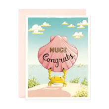 Load image into Gallery viewer, Crab Congrats Card

