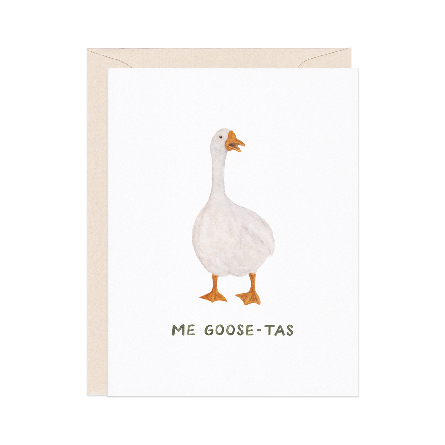 Me Goose-tas - Spanish Pun Love Card
