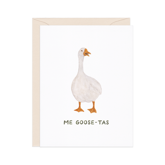 Me Goose-tas - Spanish Pun Love Card